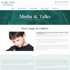 Neck Lumps in Children Article